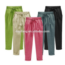 New arrival fashion design custom-made plus size ladies pants for US market